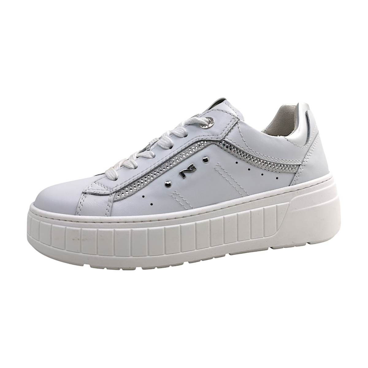 Nero Giardini Damenschuhe Schnürschuhe Weiß Freizeit