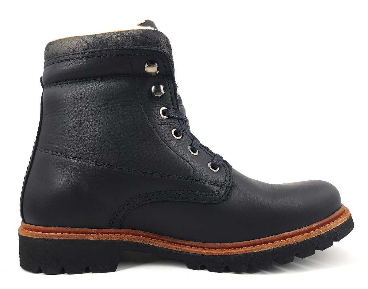 Panama Jack Herrenschuhe Stiefel Schnürer Schwarz Freizeit (black, Größe 46 EU)