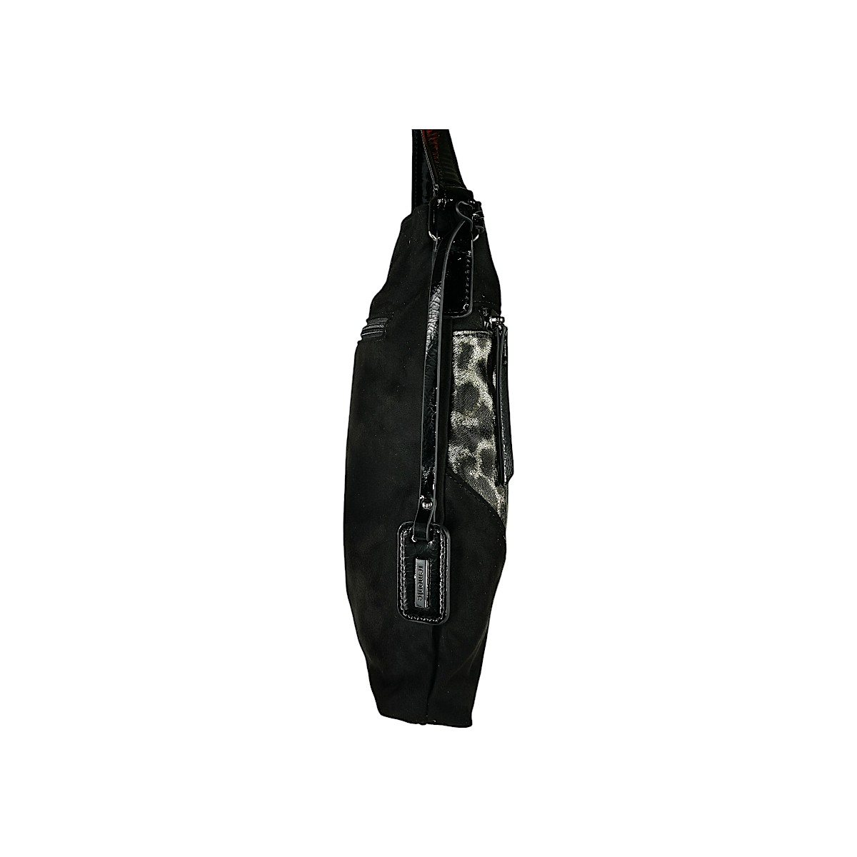 Remonte Damenaccessoires Tasche Schwarz Freizeit (01- Schwarz/Gold/Bronze, Größe OneSize)