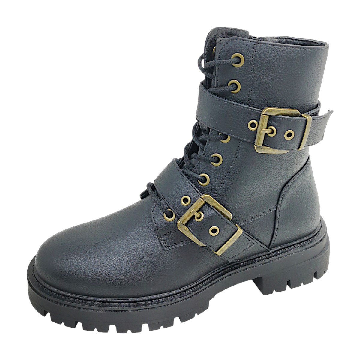 Taxi Damenschuhe Schnürstiefel Schwarz Freizeit (Black, Größe 36 EU)