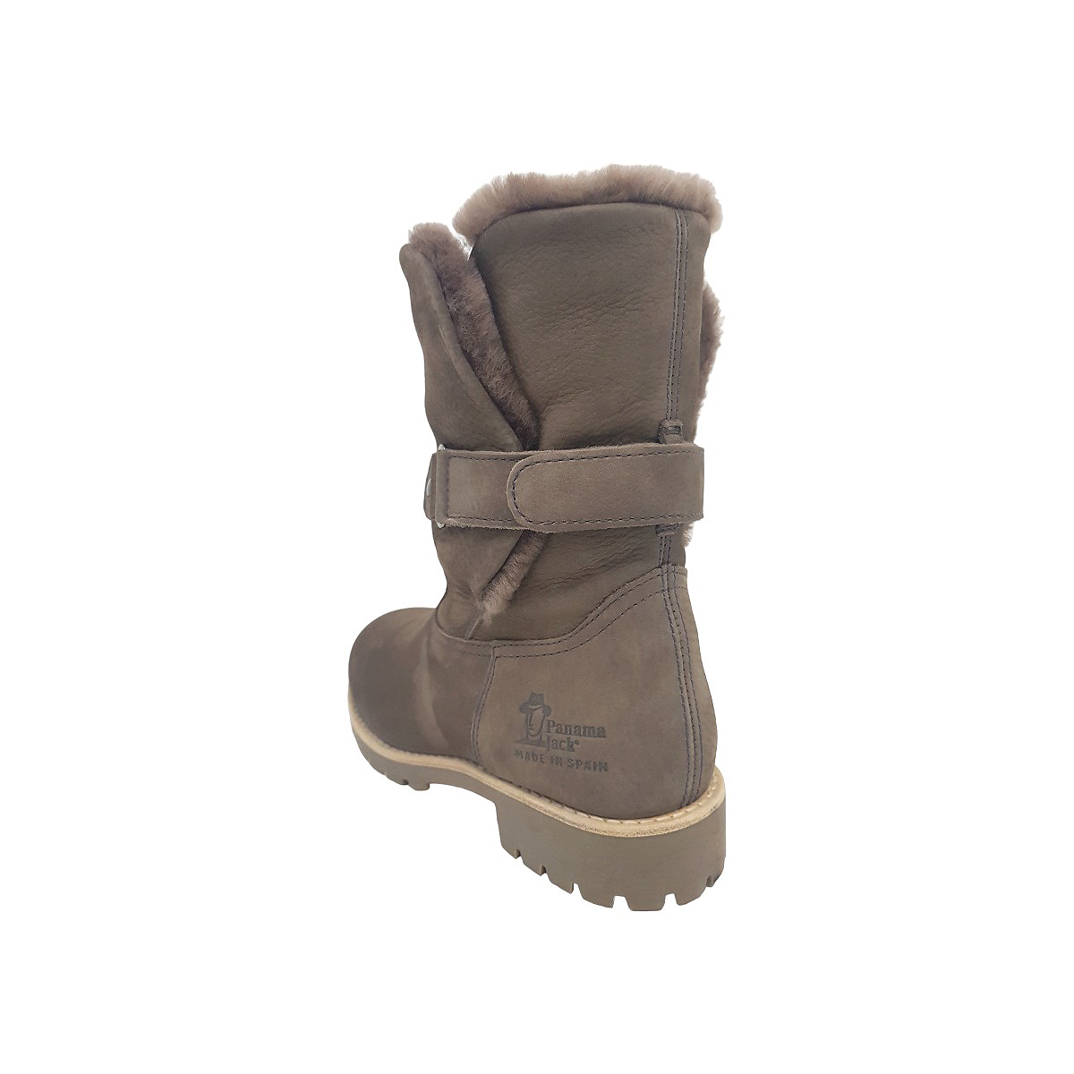 Panama Jack Damenschuhe Stiefel Gefüttert Braun Freizeit (gris/grey, Größe 36 EU)