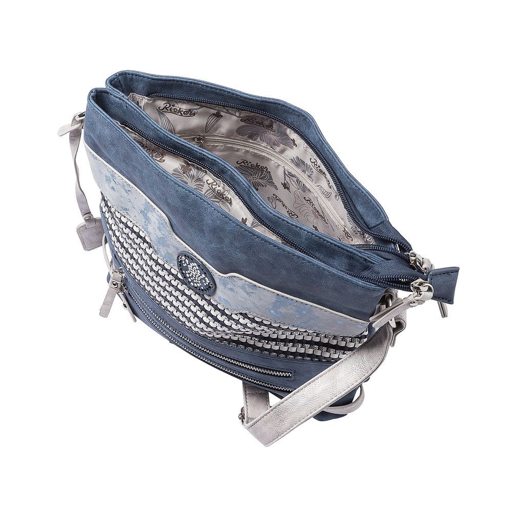 Rieker Damenaccessoires Accessoires Taschen Tasche Blau Freizeit (navy 16, Größe OneSize)