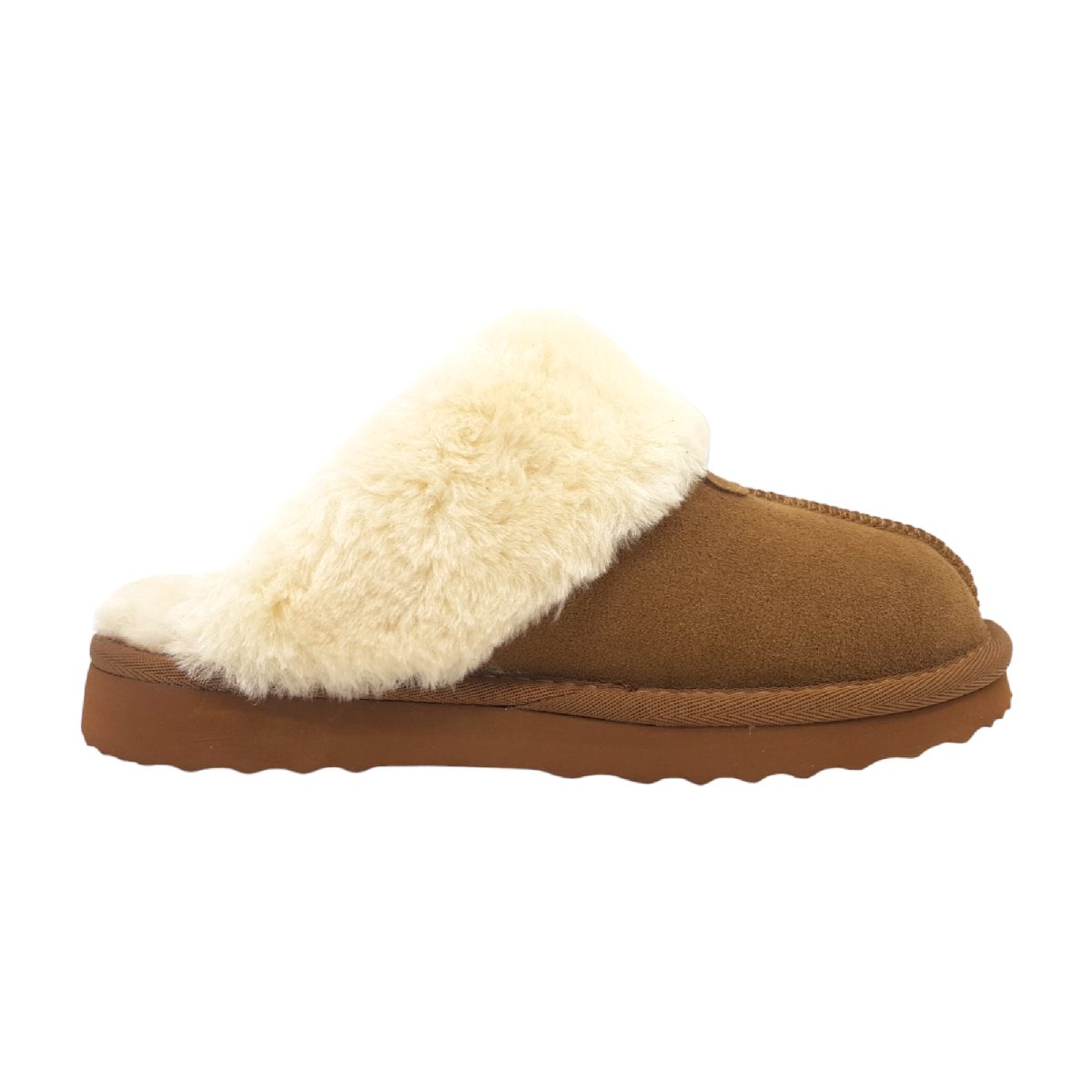 OOG Damenschuhe Hausschuhe Braun Freizeit (Camel, Gr. 1:36)