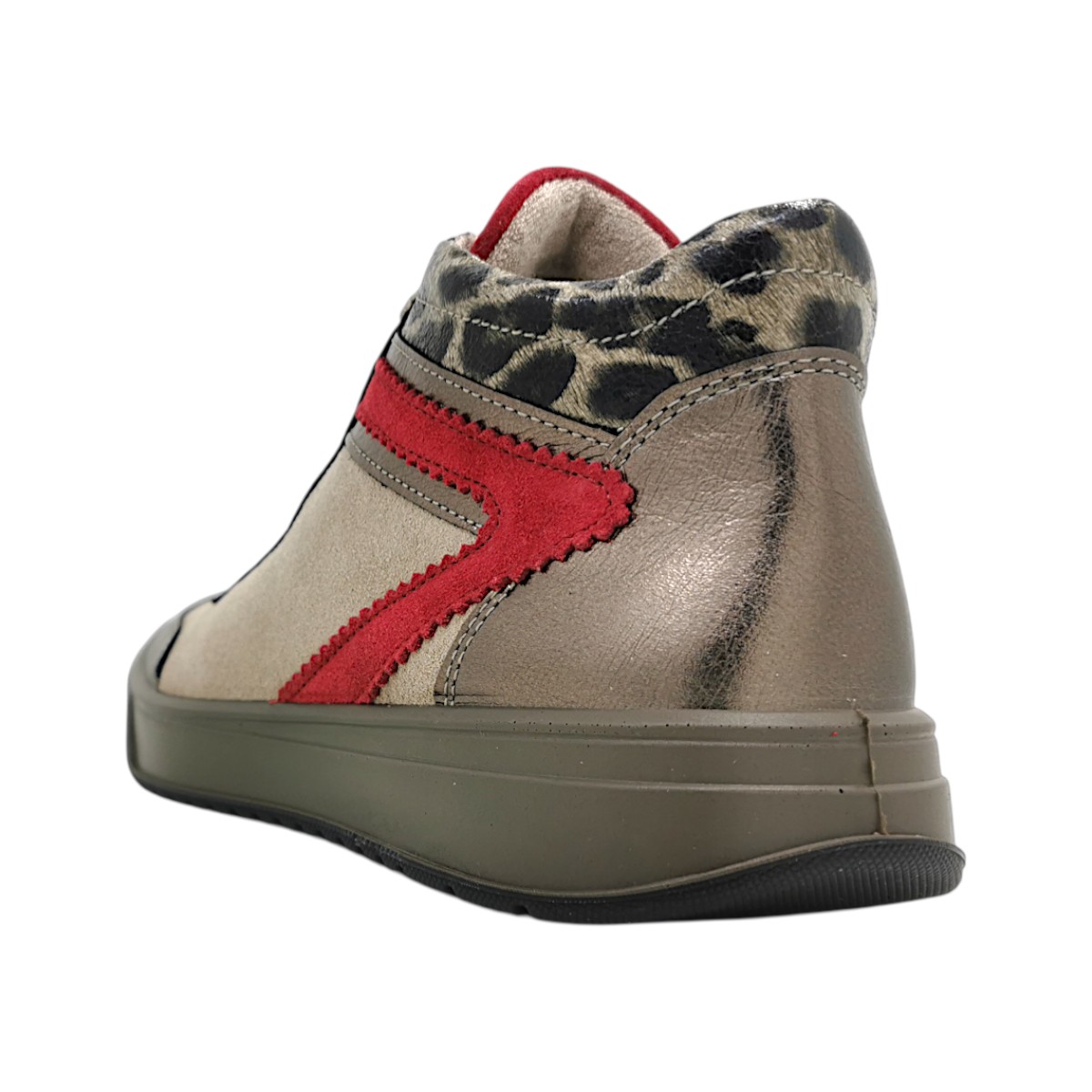 Ara Rom Damenschuhe Stiefeletten Reißverschluss Schnürer Beige Freizeit (CASHMERE,WILDBERRY 05, Größe 37 EU)