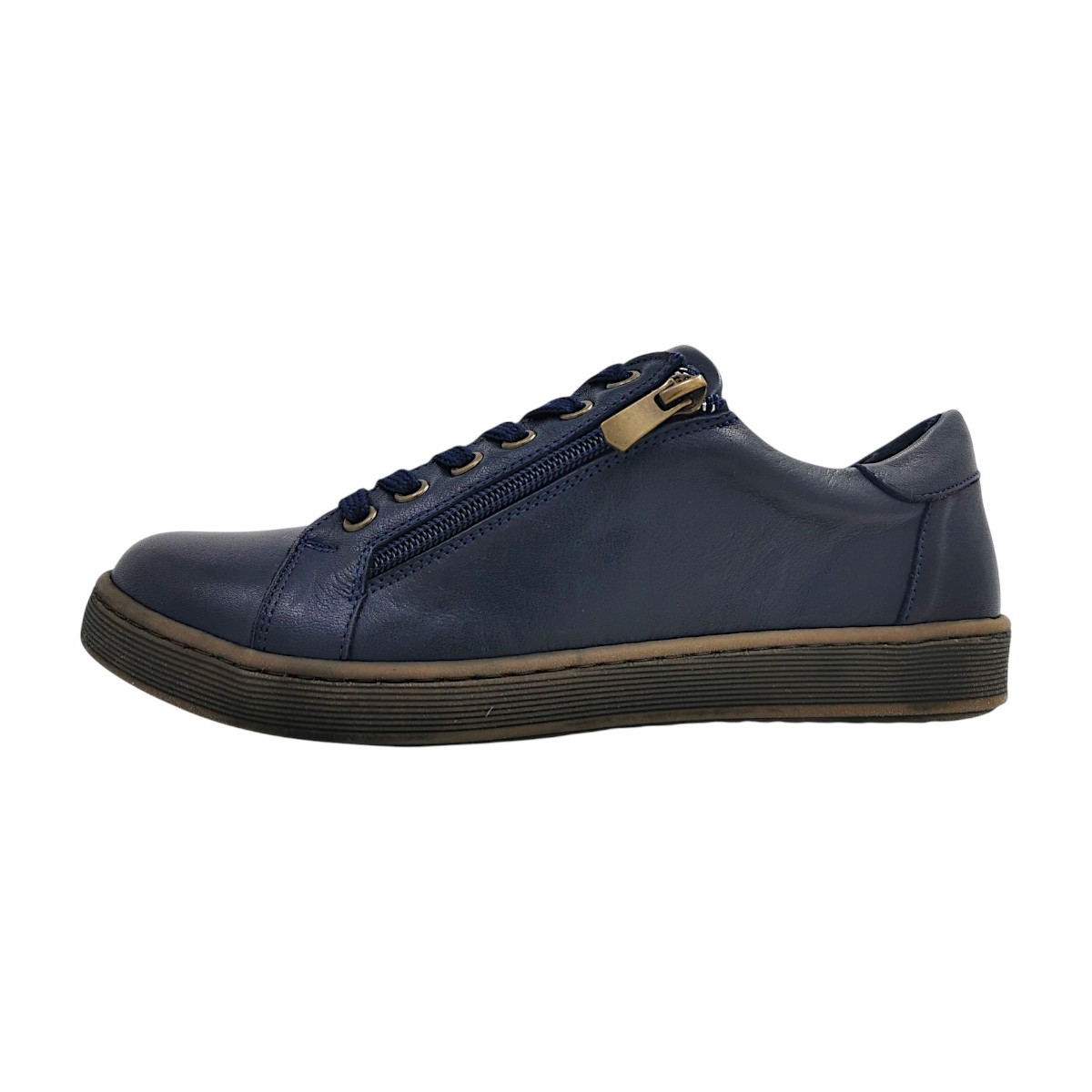 andrea conti Damenschuhe Schnürschuhe Sportive Blau Freizeit