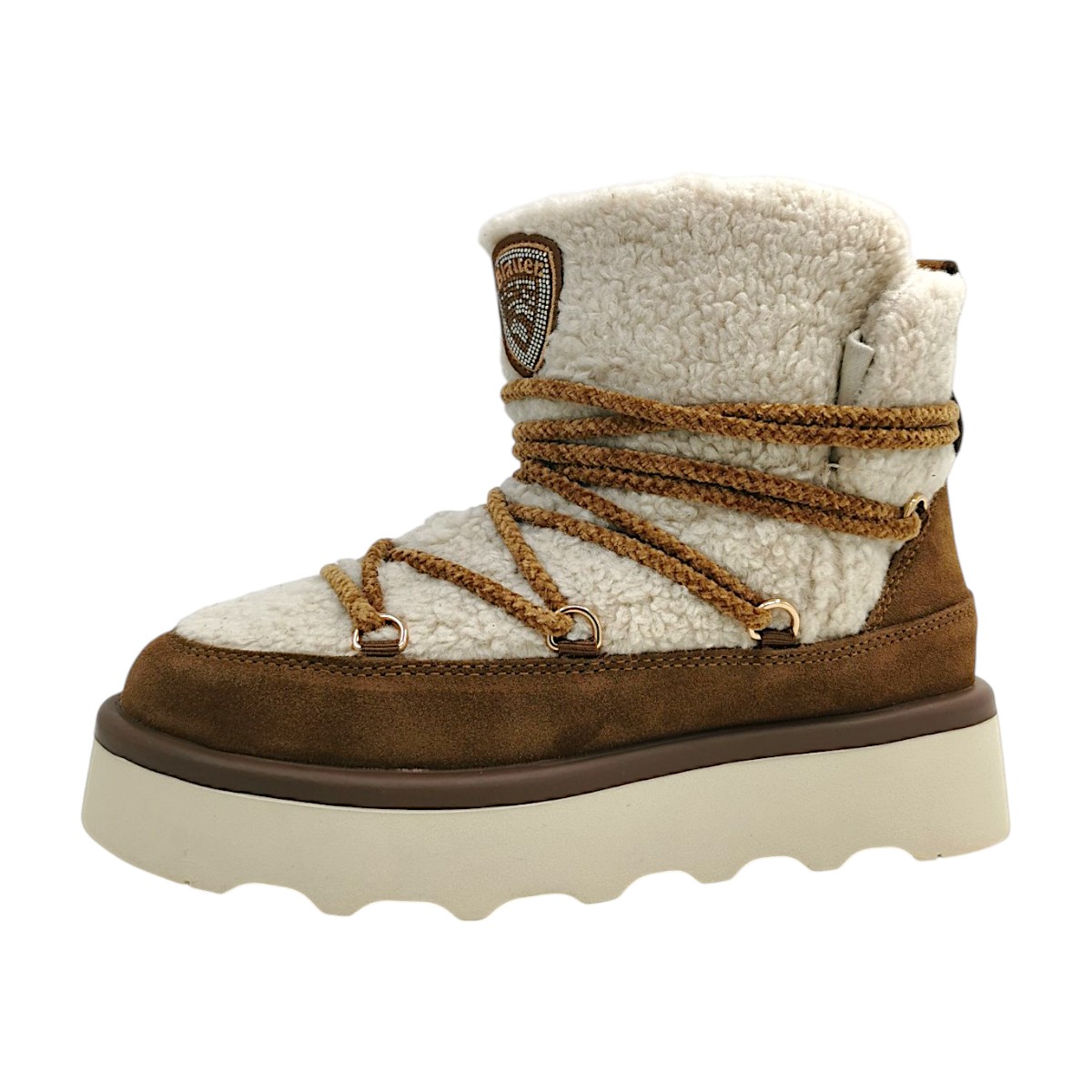 Blauer USA Damenschuhe Gefüttert Winterstiefel Braun Freizeit