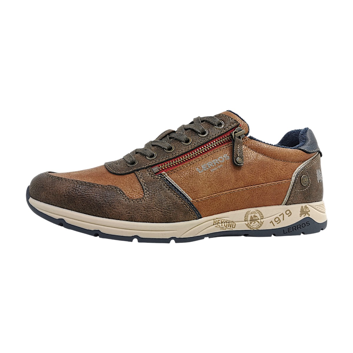 Lerros Herrenschuhe Schnürschuhe Braun Freizeit