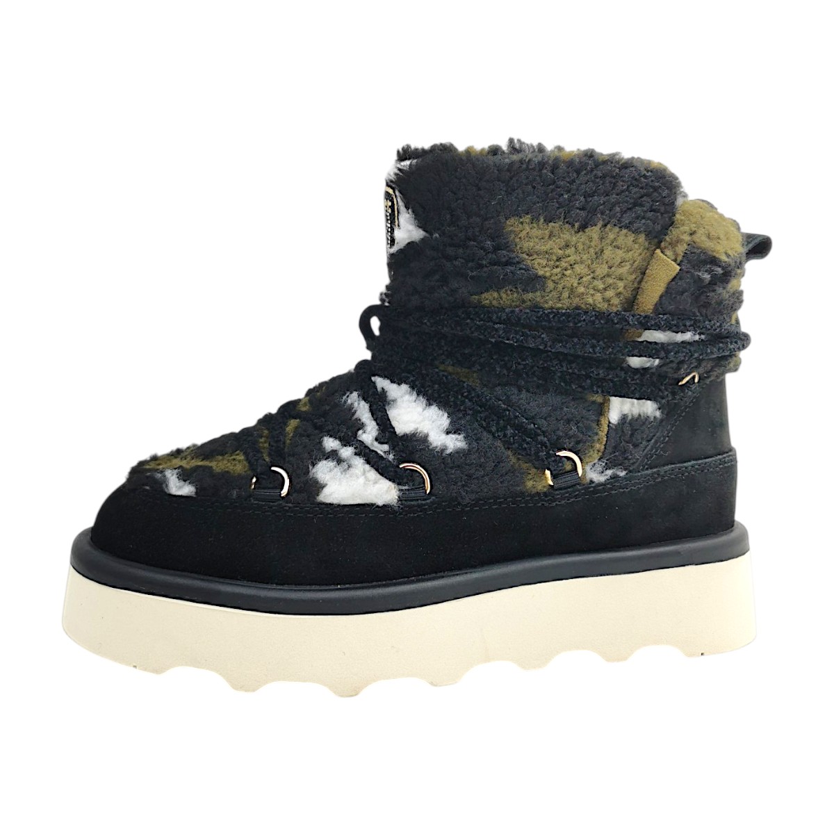 Blauer USA Damenschuhe Winterstiefel Schwarz Freizeit