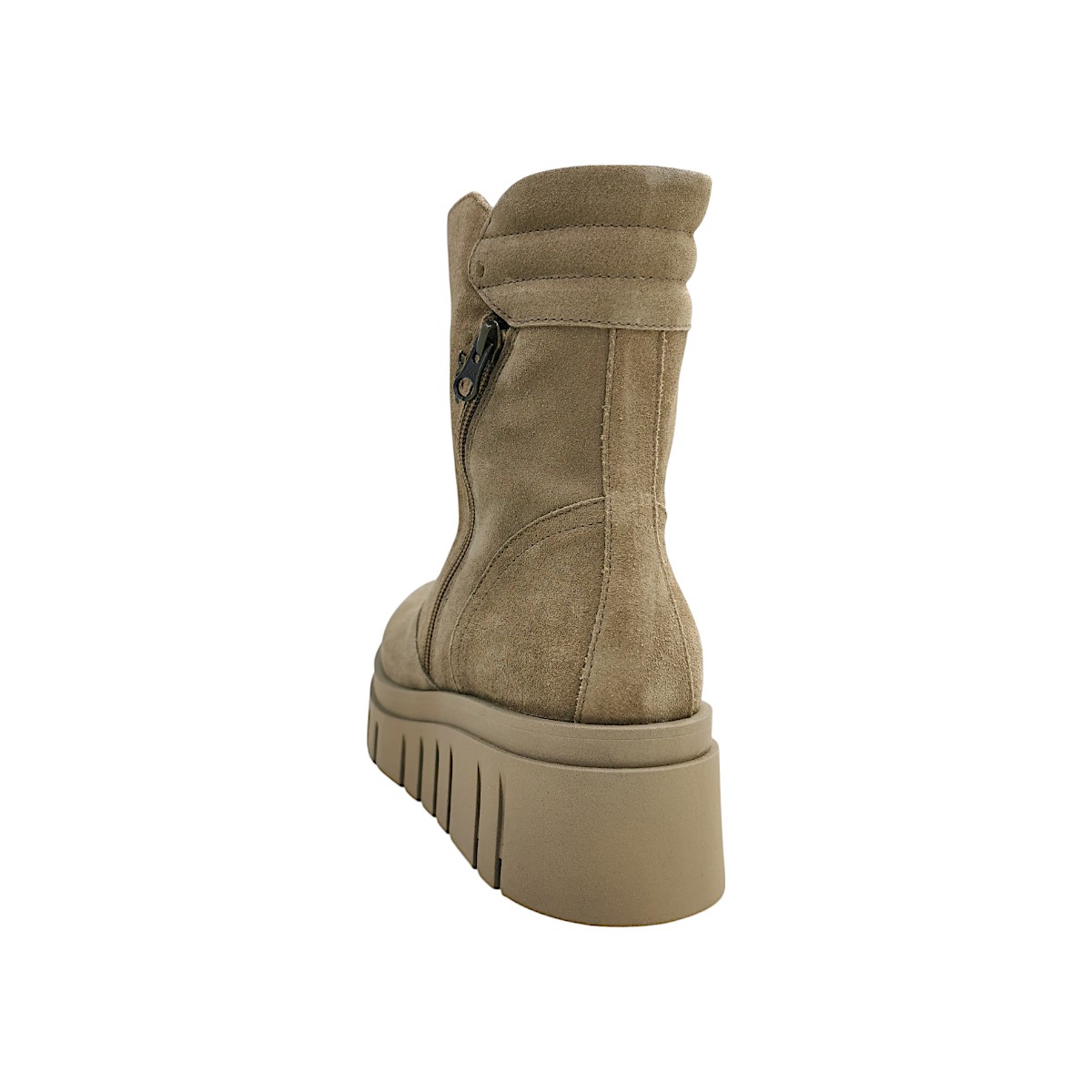 Nero Giardini Damenschuhe Stiefeletten Reißverschluss Beige Freizeit (Talpa 501, Größe 38 EU)