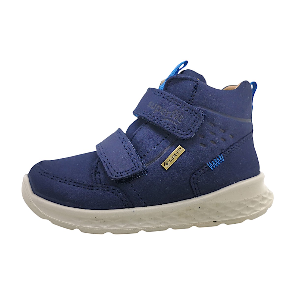 Superfit Breeze Kinderschuhe Jungen Stiefel Klett Blau Freizeit