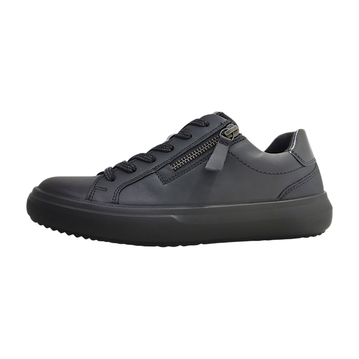 Gabor Damenschuhe sportlicher Schnürer Schwarz Freizeit (schwarz 27, Gr. 2:5.5)