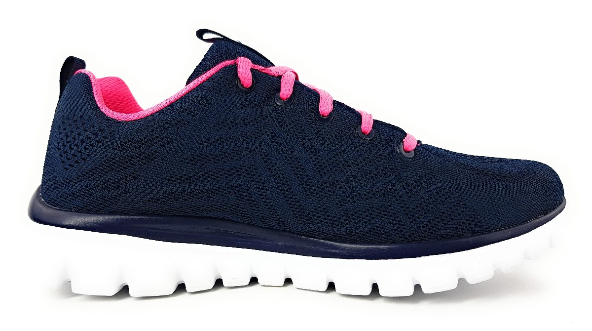 Skechers Graceful 12615 NVHP Blau navy/hotpink NVHP