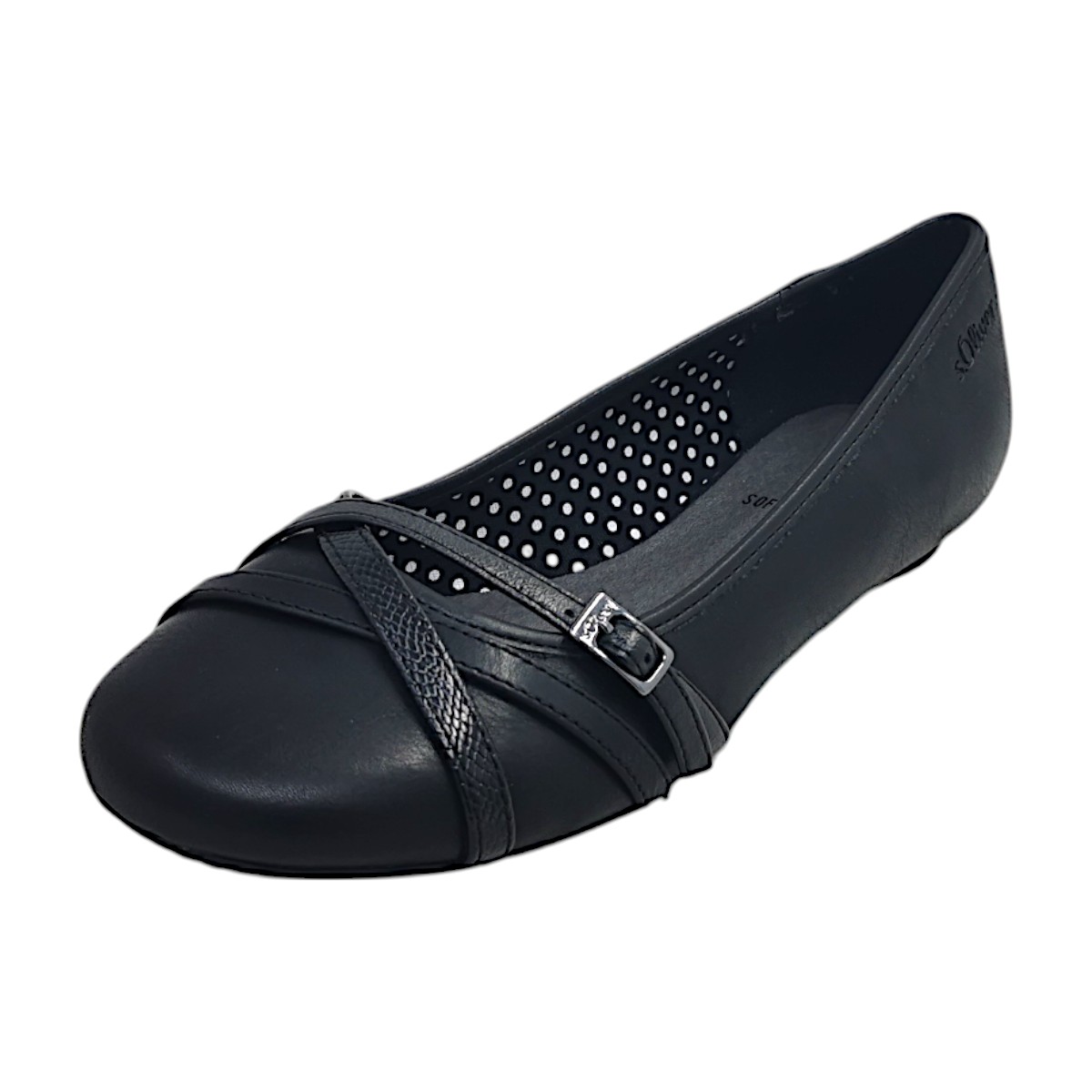 s.Oliver Damenschuhe Ballerinas Schwarz Freizeit (Black 001, Größe 38 EU) s.Oliver Damenschuhe Ballerinas Schwarz Freizeit (Black 001, Größe 38 EU)
