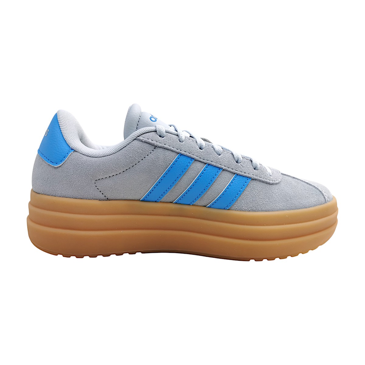 adidas Damenschuhe Schnürschuhe Sportive Sneaker low Grau Freizeit (grau/hellblau, Größe 38 EU)