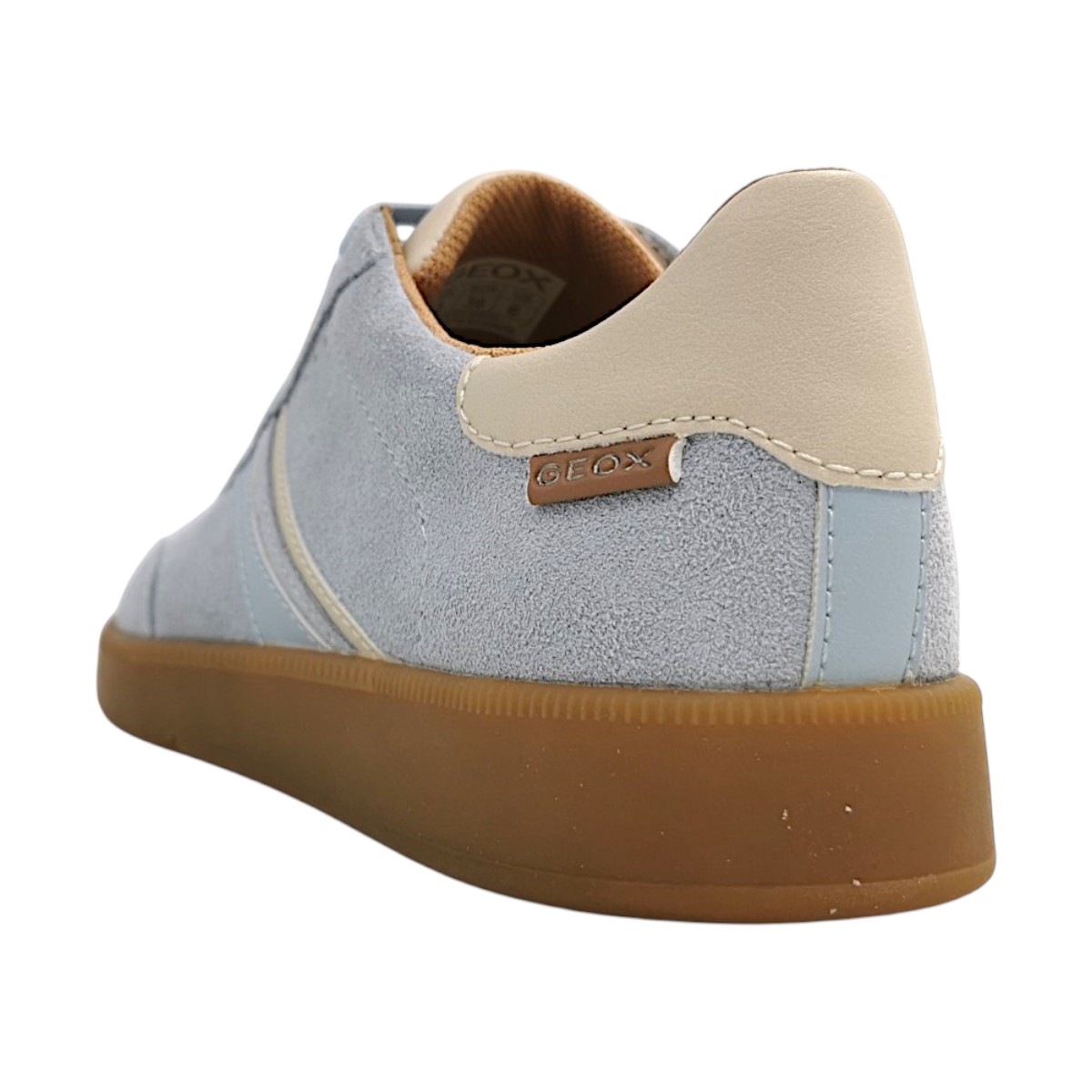 Geox Damenschuhe Schnürschuhe Sportive Blau Freizeit (crystal C0397, Größe 39 EU)