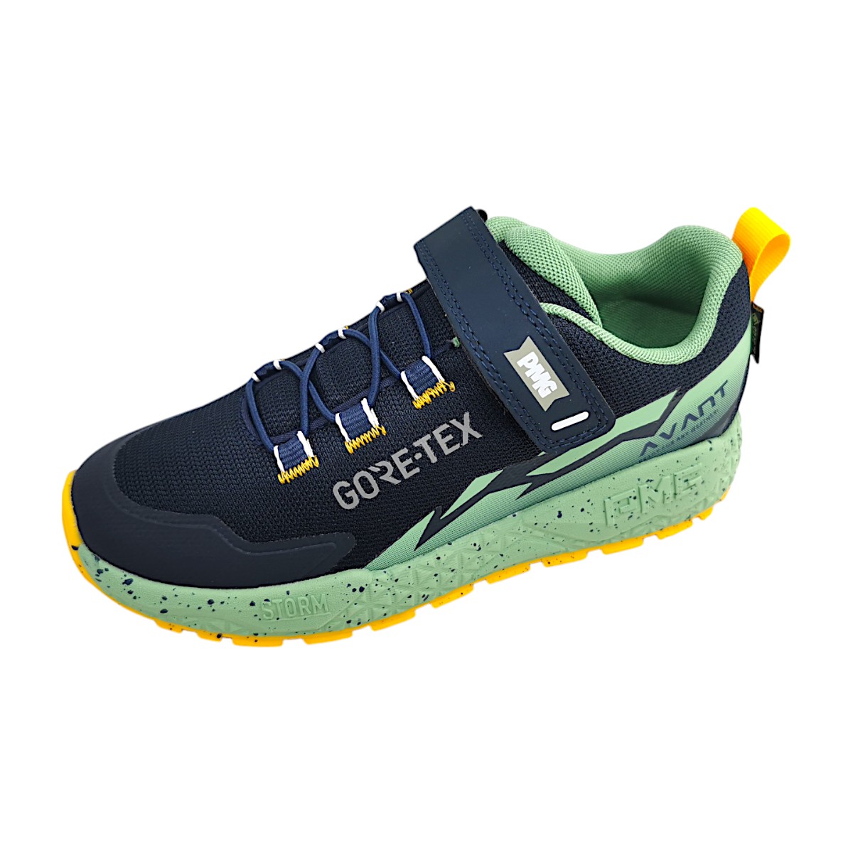Primigi Gore-Tex Kinderschuhe Burschen Halbschuhe Klett Blau Freizeit (navy/verde 44, Größe 33 EU) Primigi Gore-Tex Kinderschuhe Burschen Halbschuhe Klett Blau Freizeit (navy/verde 44, Größe 33 EU)