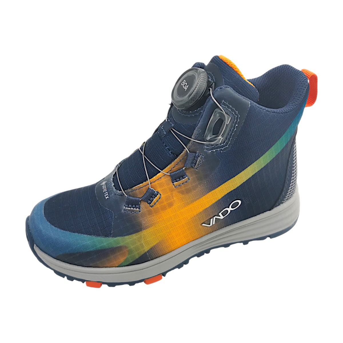 Vado Warren MID BOA GTX Kinderschuhe Burschen Winterstiefel Stiefel Mehrfarbig Freizeit (Parrot 911, Größe 35 EU)