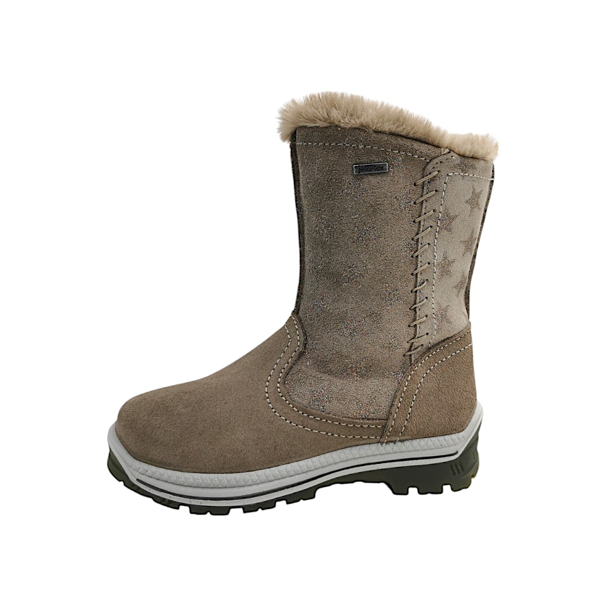 Jela Kinderschuhe Mädchen Reißverschluss Winterstiefel Beige Freizeit Jela Kinderschuhe Mädchen Reißverschluss Winterstiefel Beige Freizeit