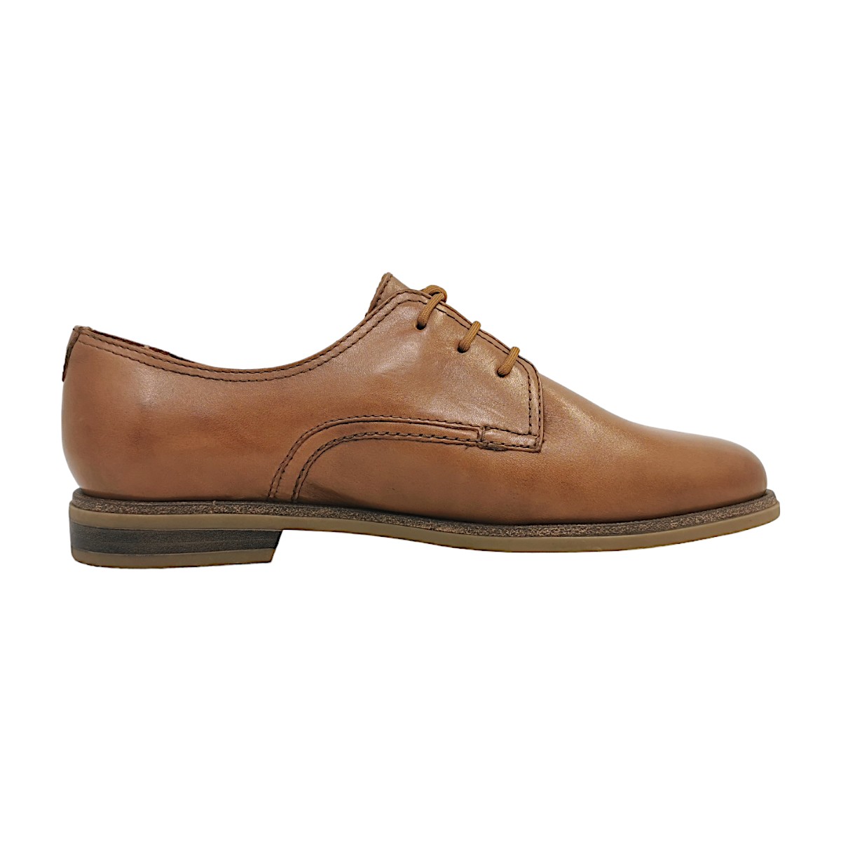 Tamaris Damenschuhe eleganter Schnürer Braun Freizeit (444 Nut, Größe 39 EU)