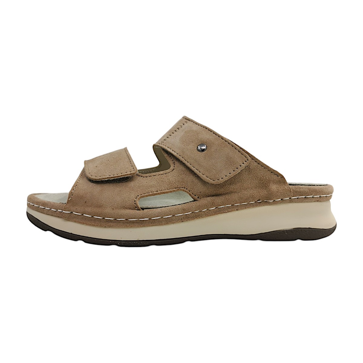 Libelle Damenschuhe Pantoletten Fußbett Beige Freizeit Libelle Damenschuhe Pantoletten Fußbett Beige Freizeit