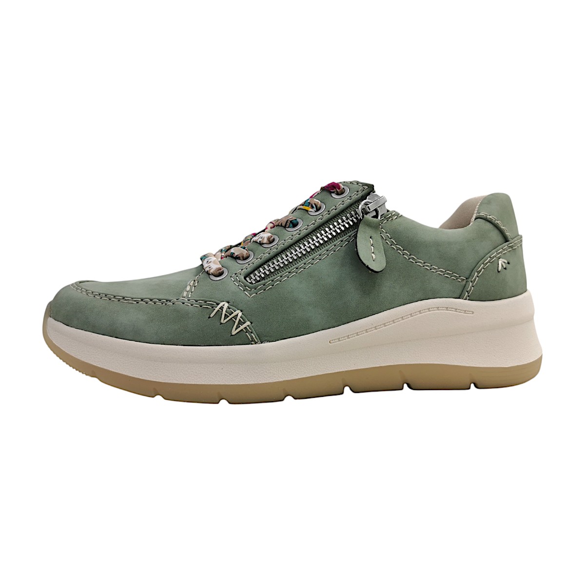 Jana Damenschuhe sportlicher Schnürer Grün Freizeit Jana Damenschuhe sportlicher Schnürer Grün Freizeit