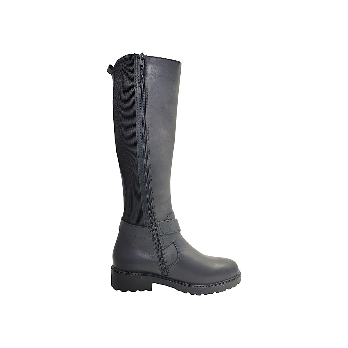 Remonte Damenschuhe Stiefel Reißverschluss Schwarz Freizeit