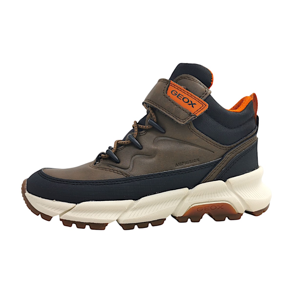 Geox Flexyper Kinderschuhe Jungen Stiefel Wasserdicht Braun Freizeit