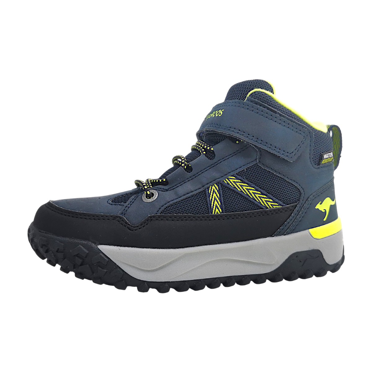 KangaRoos Kinderschuhe Burschen Winterstiefel Klettschuh Blau Freizeit