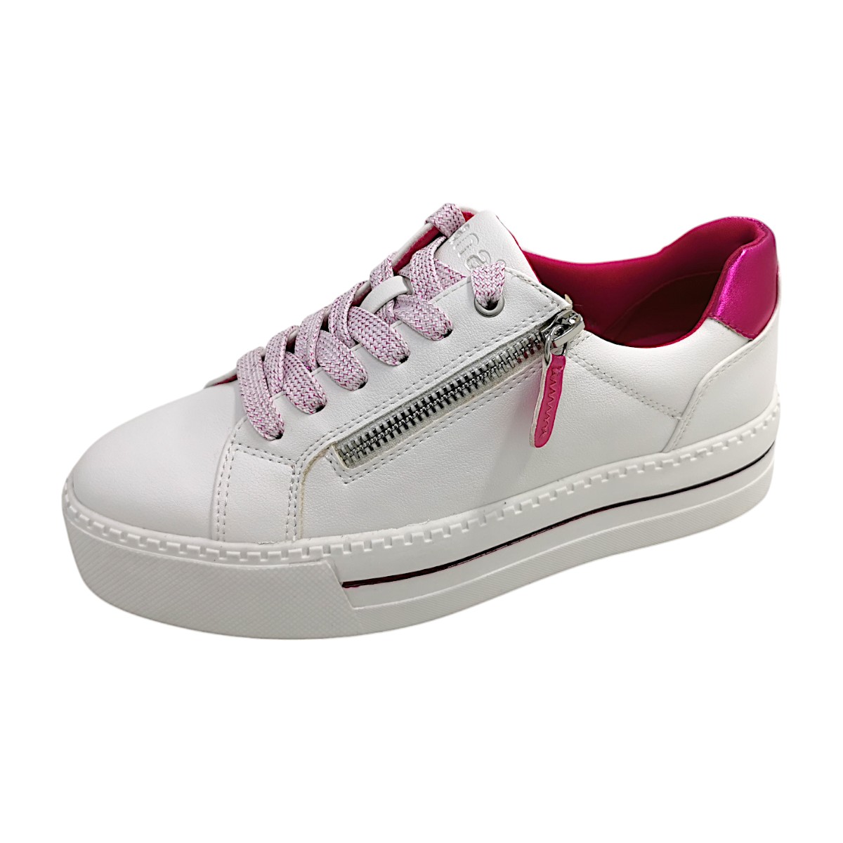Jana 8-23767-43/153 Weiß white/fuxia 153