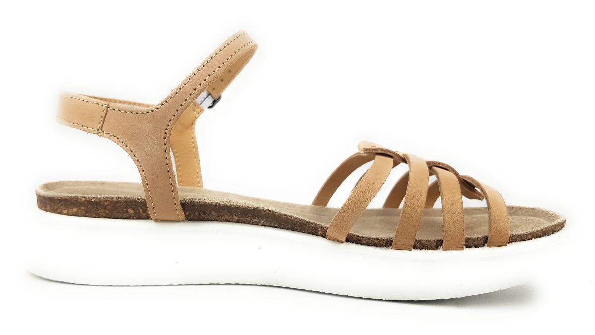 Ecco CORKSPHERE SANDAL 271833/01211 Braun 01211 powder
