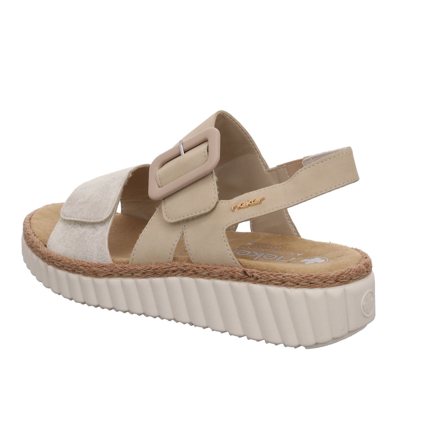 Rieker 69260-60 Beige beige-gold/perle