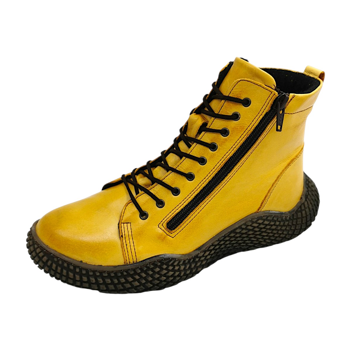 Gemini Damenschuhe Schnürstiefel Gelb Freizeit (ocker, Gr. 1:37) Gemini Damenschuhe Schnürstiefel Gelb Freizeit (ocker, Gr. 1:37)