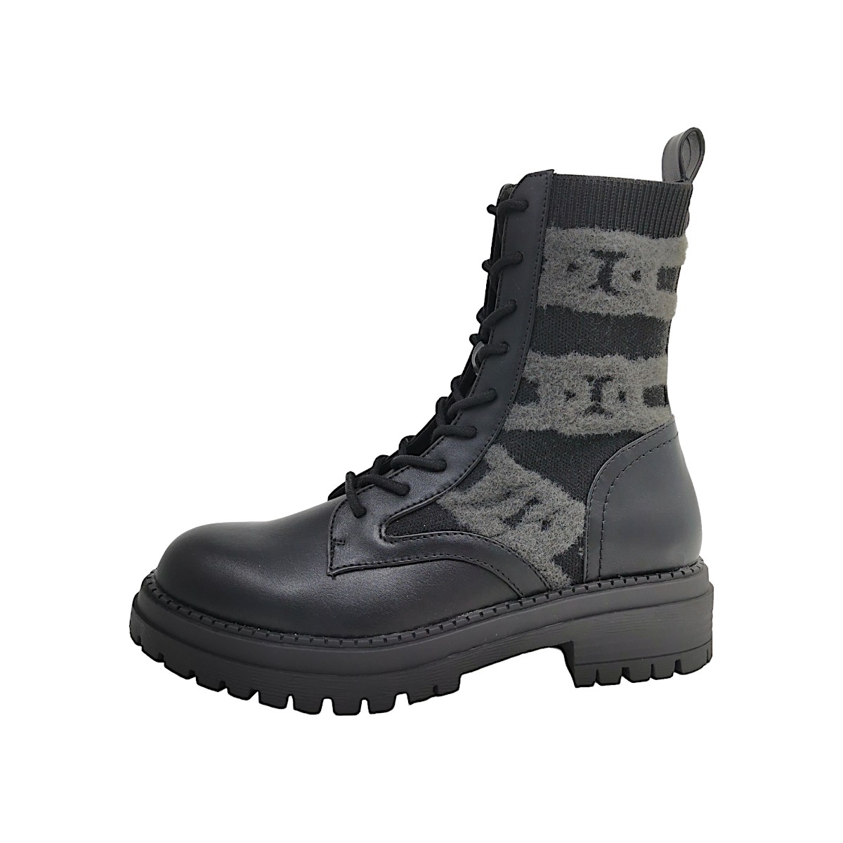 La Strada Damenschuhe Schnürstiefel Schwarz Freizeit