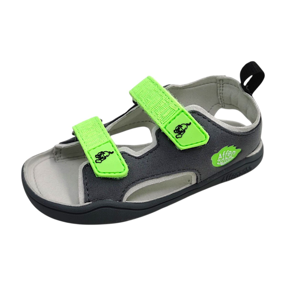 Affenzahn Airy Panther Kinderschuhe Burschen Sandalen Grau Freizeit (Grau/Grün, Größe 32 EU) Affenzahn Airy Panther Kinderschuhe Burschen Sandalen Grau Freizeit (Grau/Grün, Größe 32 EU)