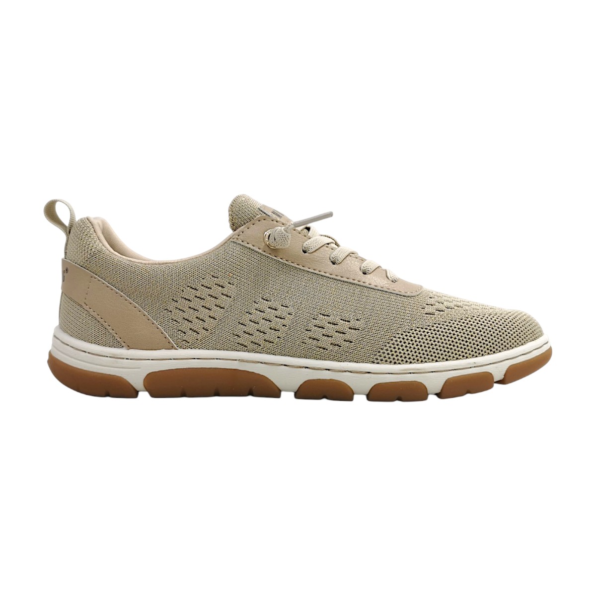 Mustang Damenschuhe Halbschuhe Slipper Beige Freizeit (sand, Größe 41 EU)