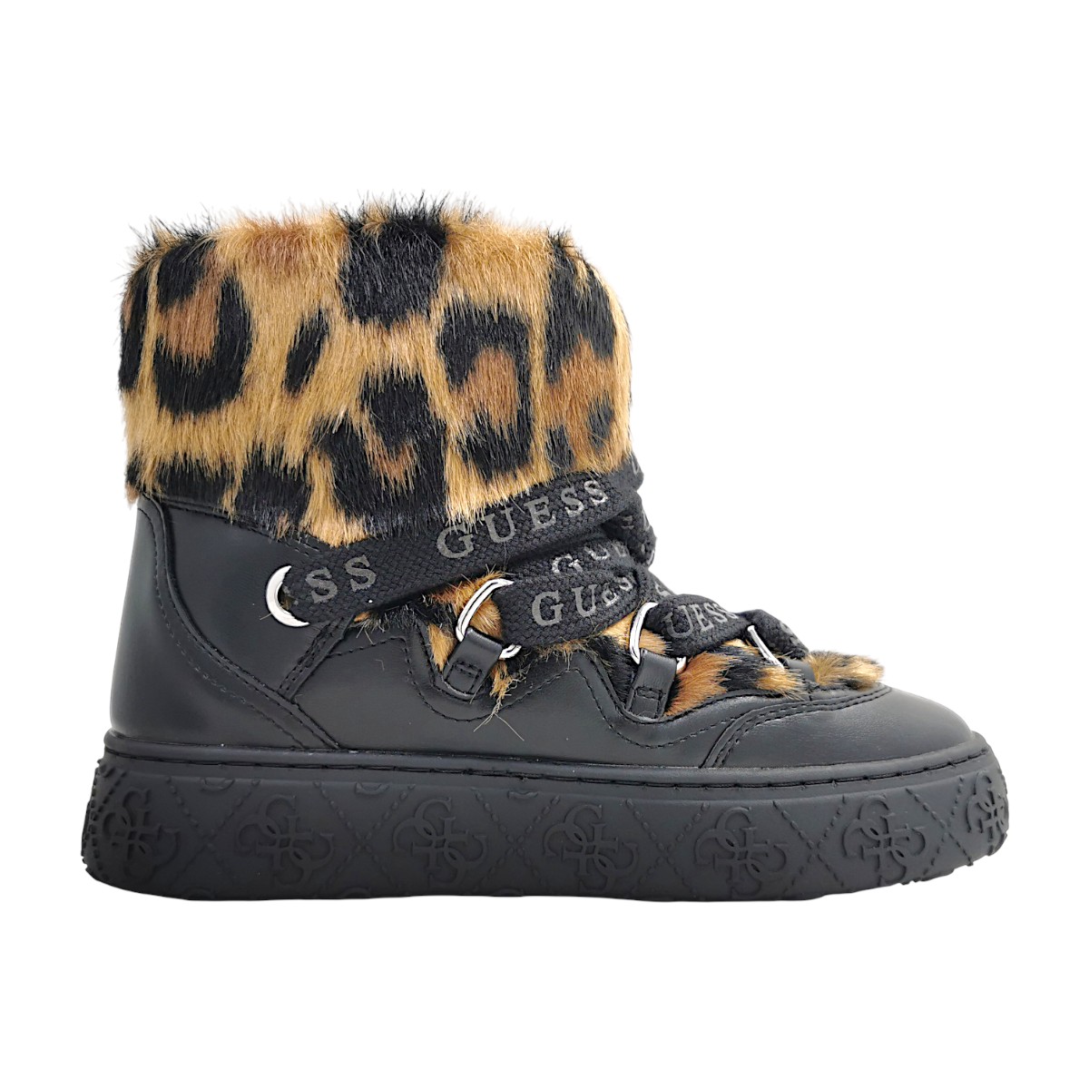 Guess Uneek Damenschuhe Gefüttert Winterstiefel Schwarz Freizeit (leo/schwarz, Größe 39 EU) Guess Uneek Damenschuhe Gefüttert Winterstiefel Schwarz Freizeit (leo/schwarz, Größe 39 EU)