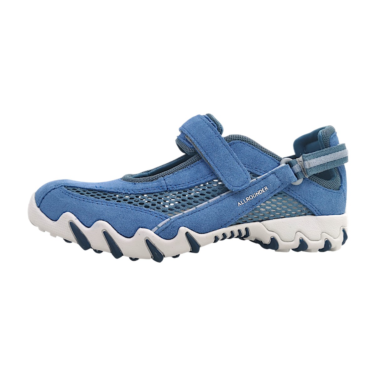 Allrounder by Mephisto Niro Damenschuhe Halbschuhe Slipper Ballerina Blau Freizeit