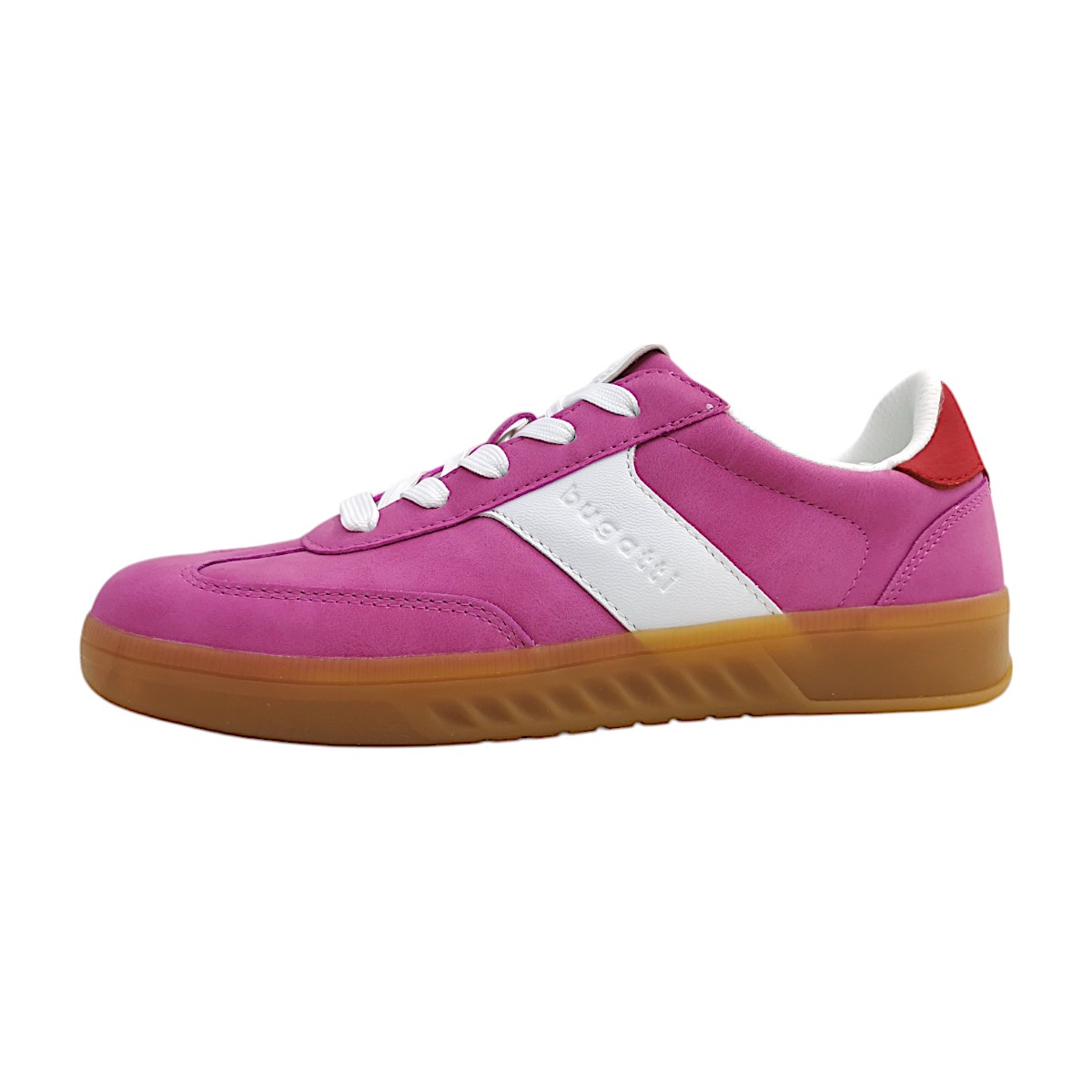 Bugatti Woman Alison Evo Damenschuhe Schnürschuhe Sportive sportlicher Schnürer Rosa Freizeit