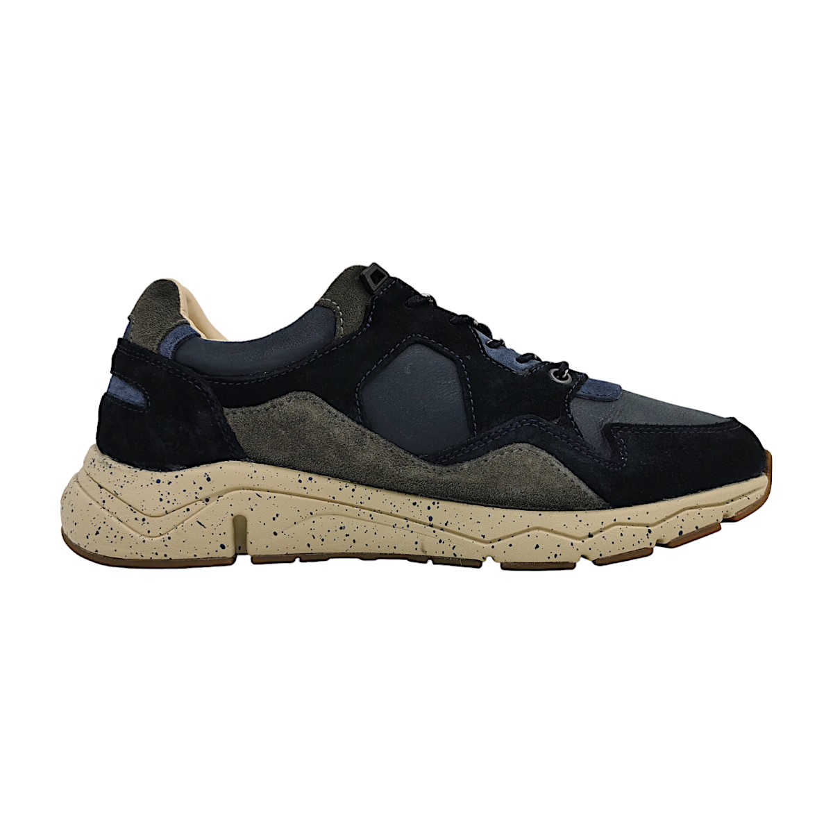 Lumberjack Kobe Herrenschuhe Für lose Einlagen sportlicher Schnürer Blau (DK Navy/Navy Blue, Gr. 1:40)