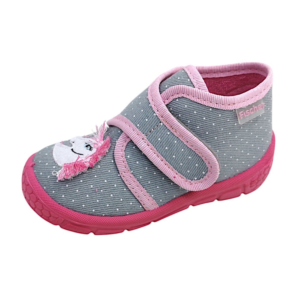 Fischer Markenschuhe 641342/635 Grau grau/rose 635