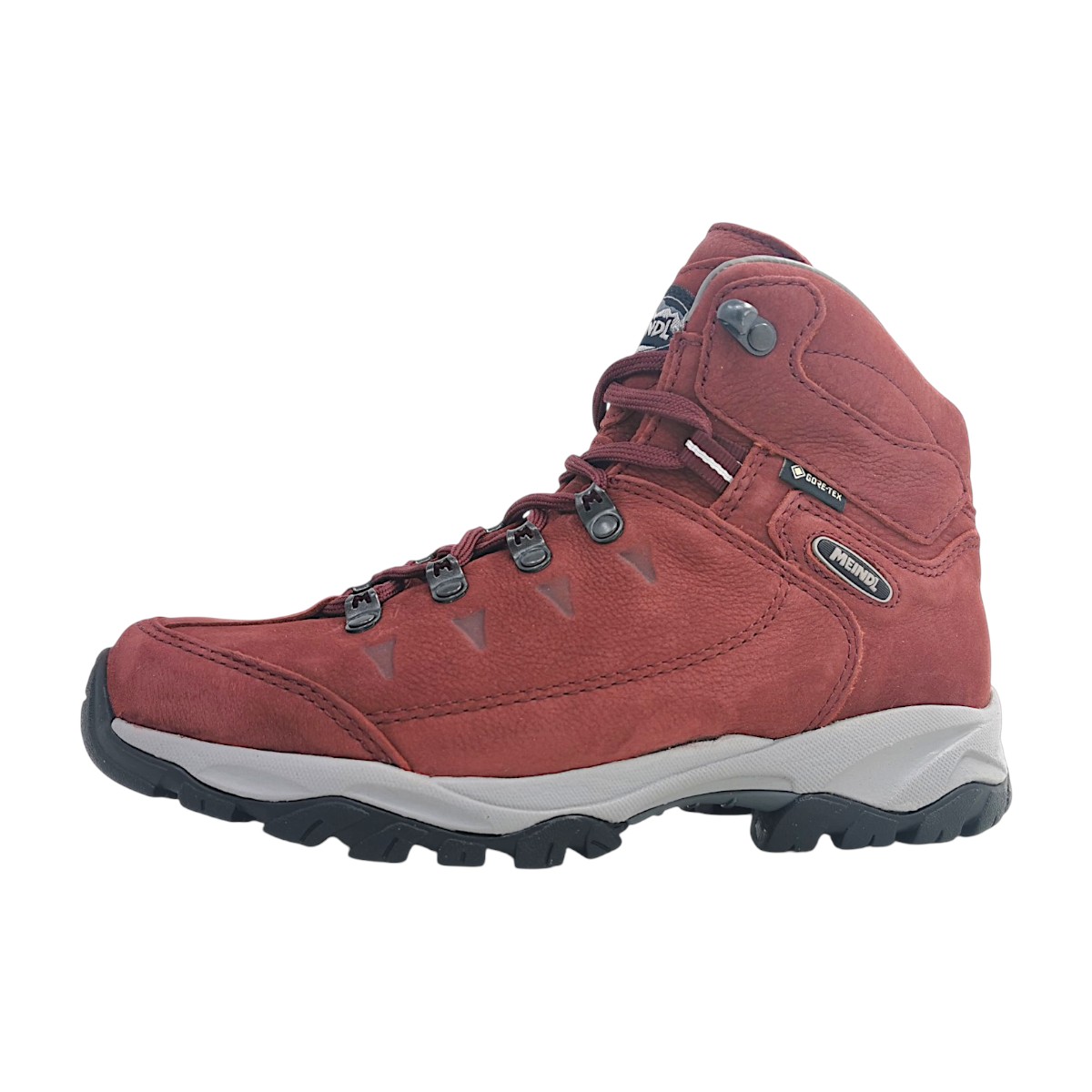 Meindl Ohio Lady 2 GTX Sportschuhe Damen Outdoorschuhe Wanderschuh Rot (bordeaux 21, Gr. 2:6)