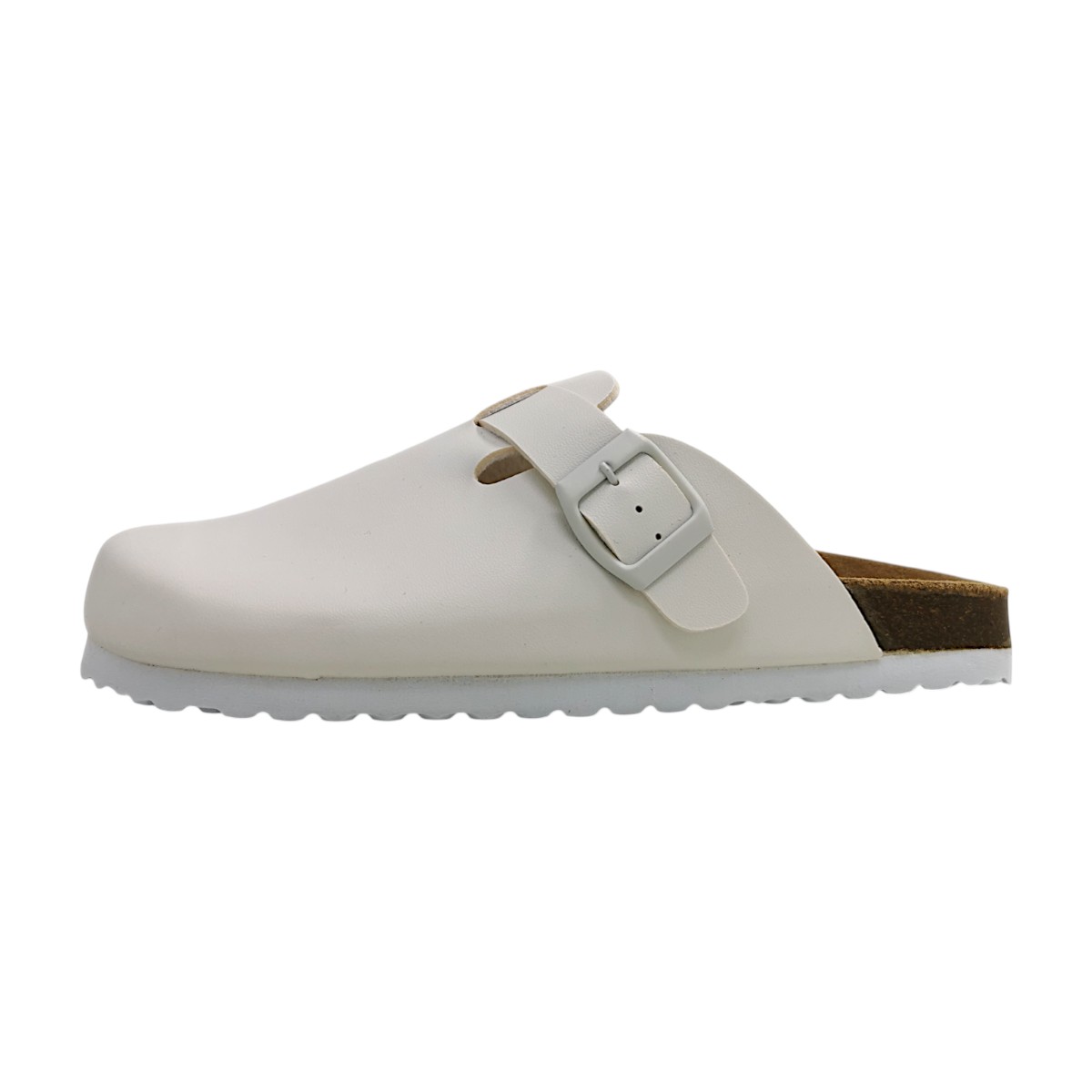 Jane Klain Damenschuhe Pantoletten Bequem Clogs Weiß Freizeit