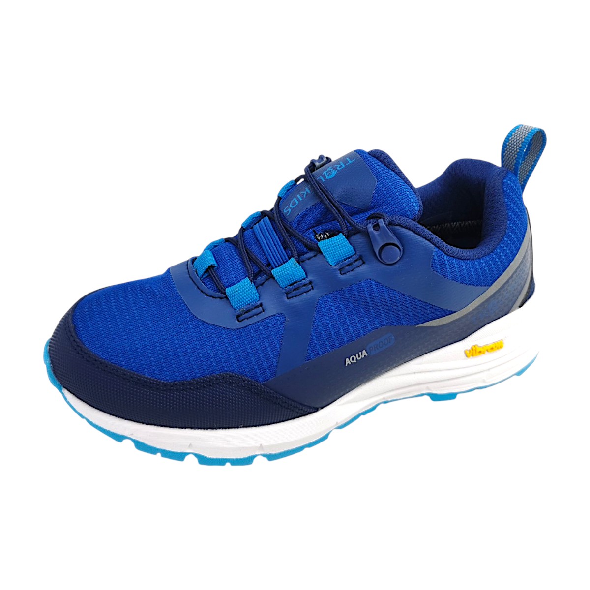 Trollkids Skarvan Hiker Low XT 700-139 Blau poo+alpine blue/dkindigo