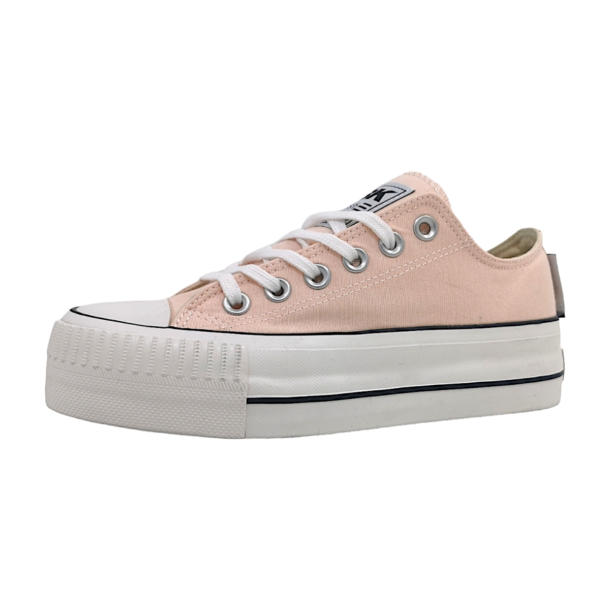 British Knights Kaya Low Damenschuhe Leinenschuhe Sneaker low Rosa Freizeit