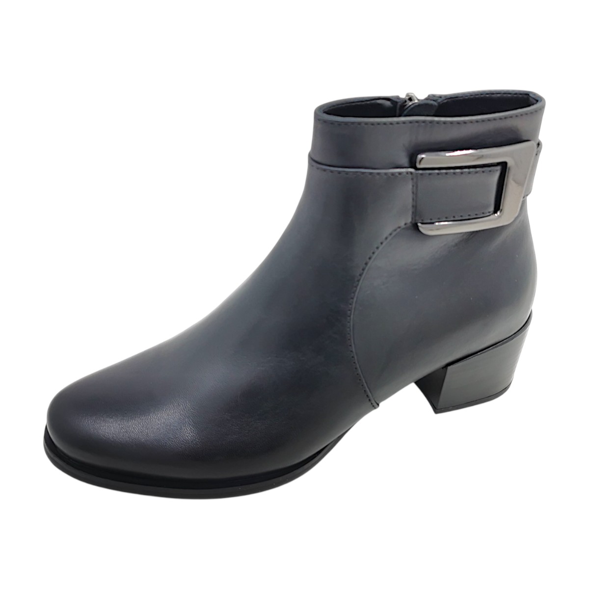 regarde le ciel Damenschuhe Stiefeletten Schwarz Freizeit (Black 2695, Größe 40 EU)
