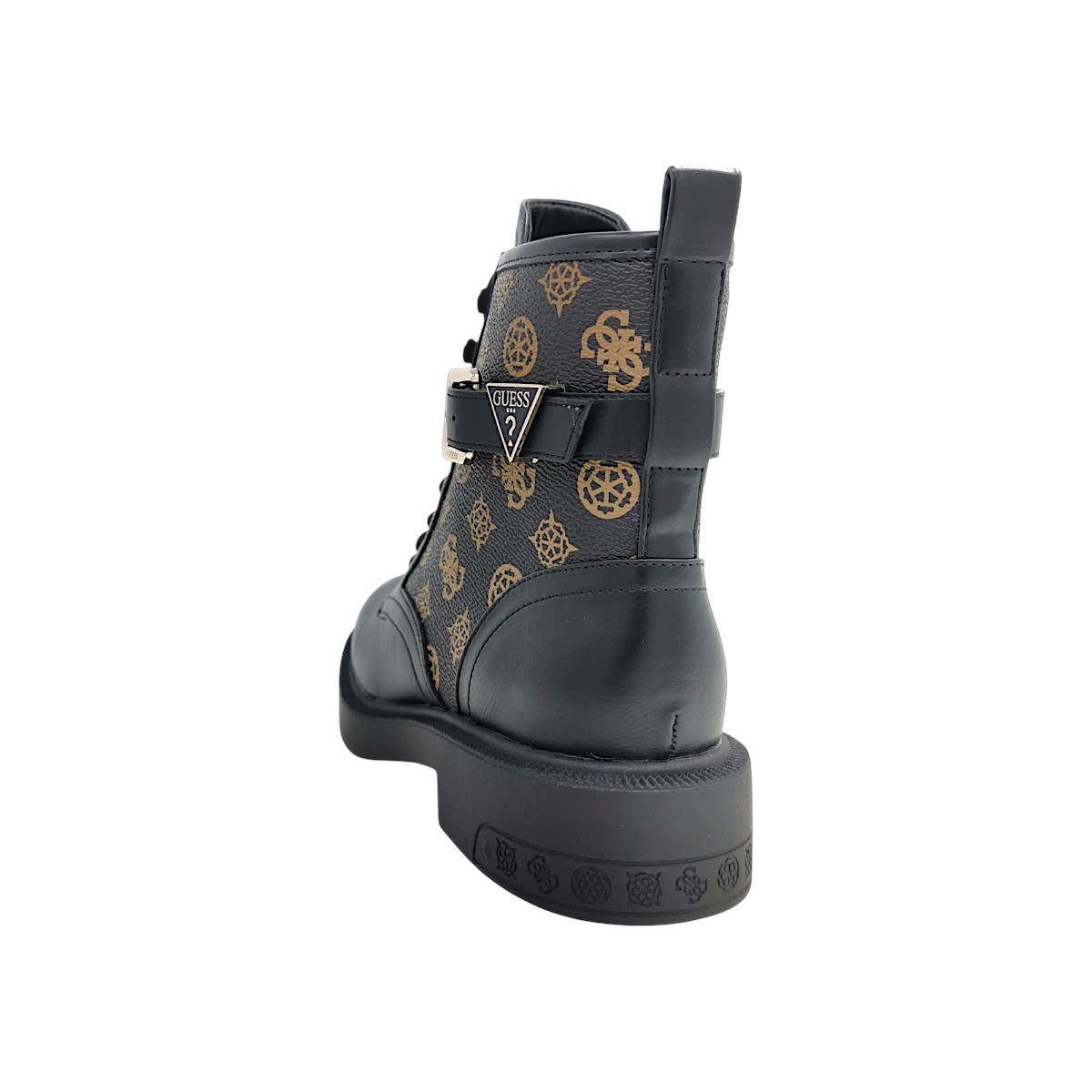Guess Fellini Damenschuhe Schnürstiefel Schwarz Freizeit (black/brown BLKBR, Größe 39 EU) Guess Fellini Damenschuhe Schnürstiefel Schwarz Freizeit (black/brown BLKBR, Größe 39 EU)