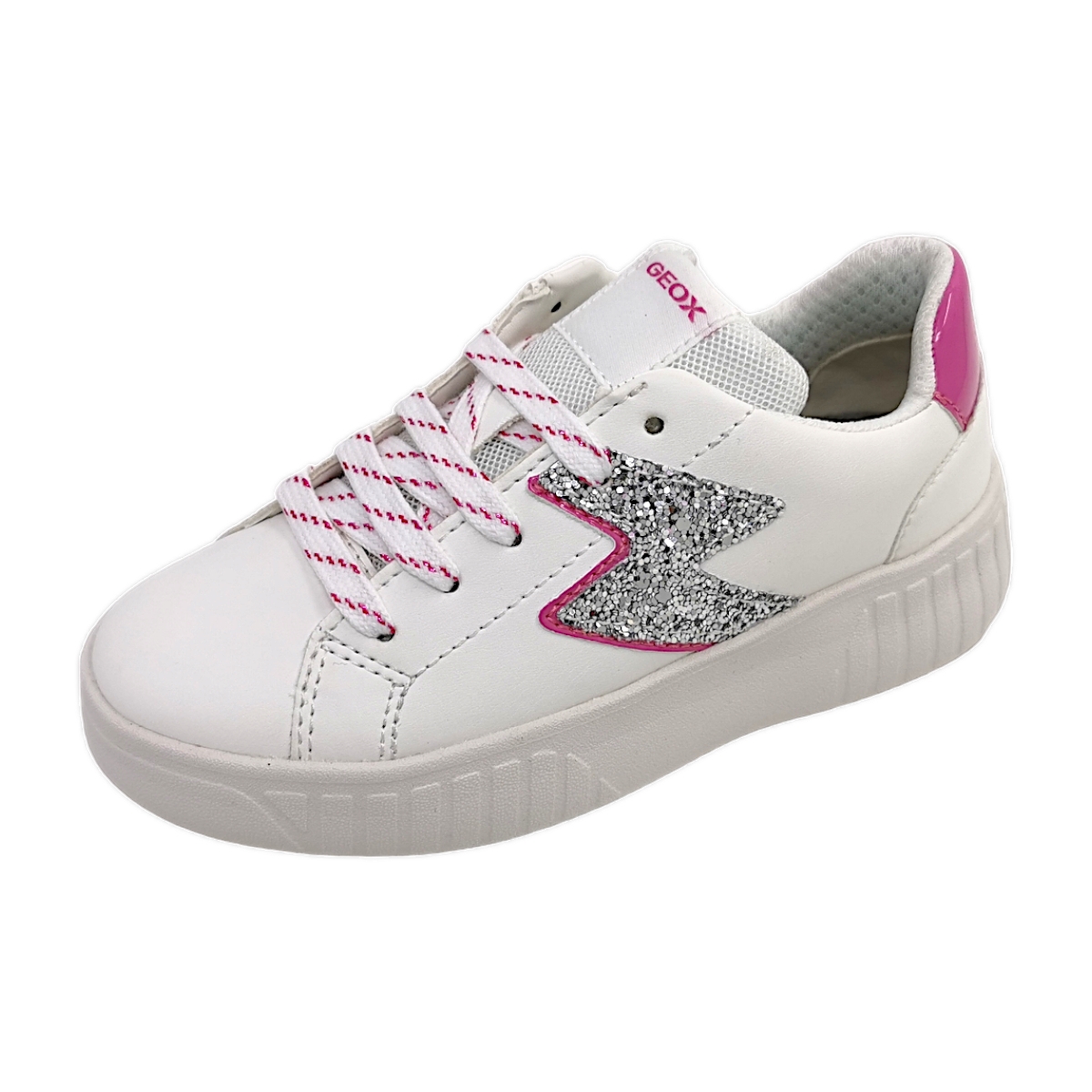 Geox Mikiroshi A J45DVA-0BCEW/C0563 Weiß C0563 white/fuchsia