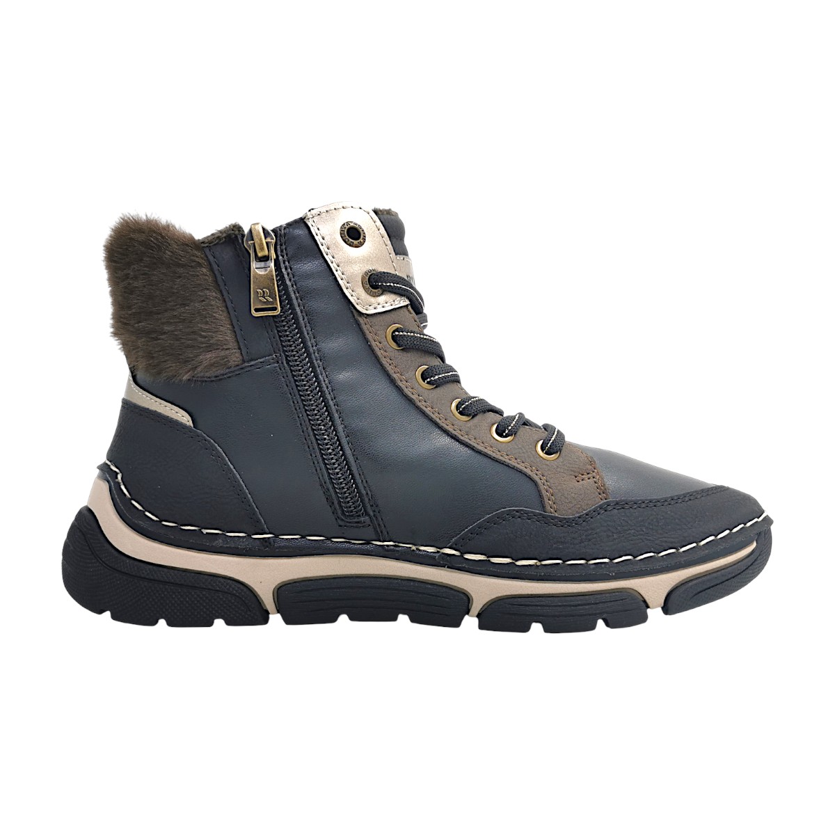 Romika Damenschuhe Schnürstiefel Schwarz Freizeit (black-mokka, Größe 42 EU) Romika Damenschuhe Schnürstiefel Schwarz Freizeit (black-mokka, Größe 42 EU)