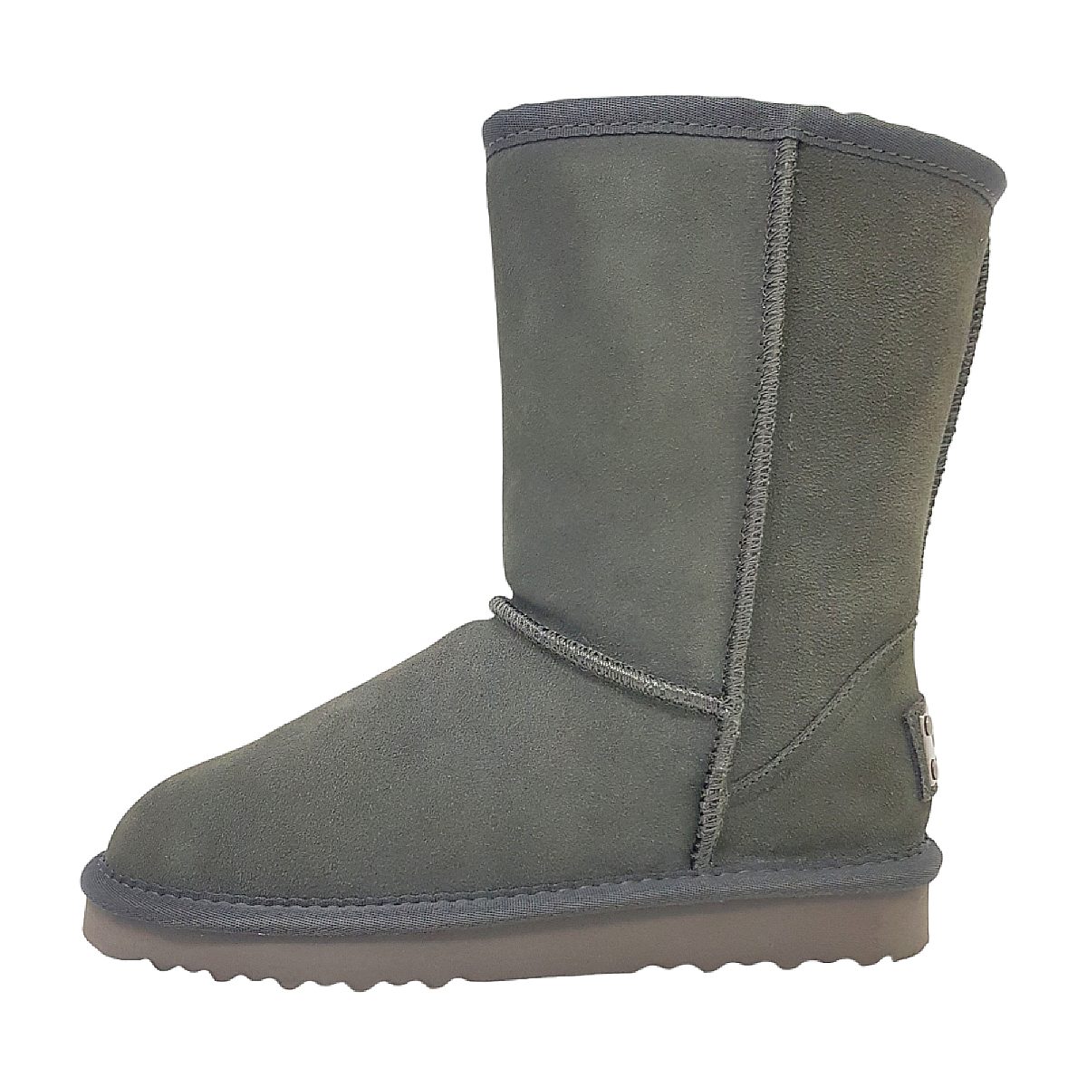 OOG Damenschuhe Stiefel Gefüttert Grau Freizeit OOG Damenschuhe Stiefel Gefüttert Grau Freizeit