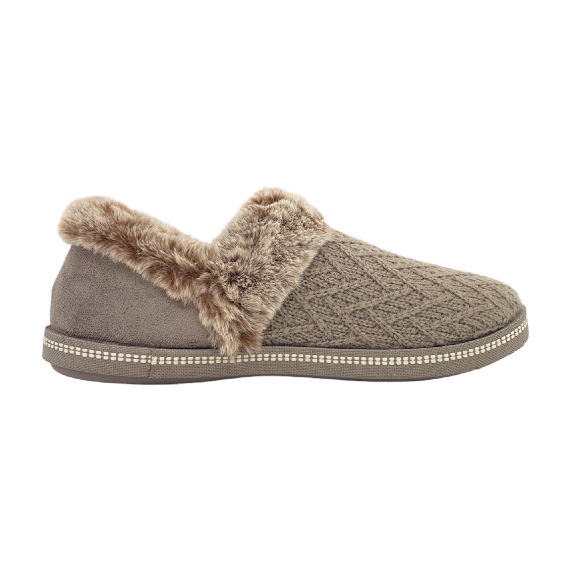 Skechers Damenschuhe Hausschuhe Grau Freizeit